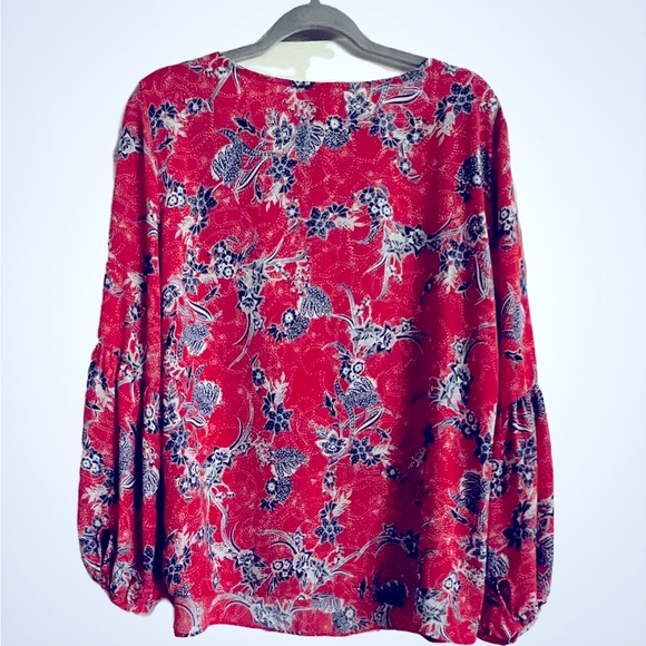 Emma Olivia Bohemian Bellsleeve Blouse- Size XL - Picture 3 of 7